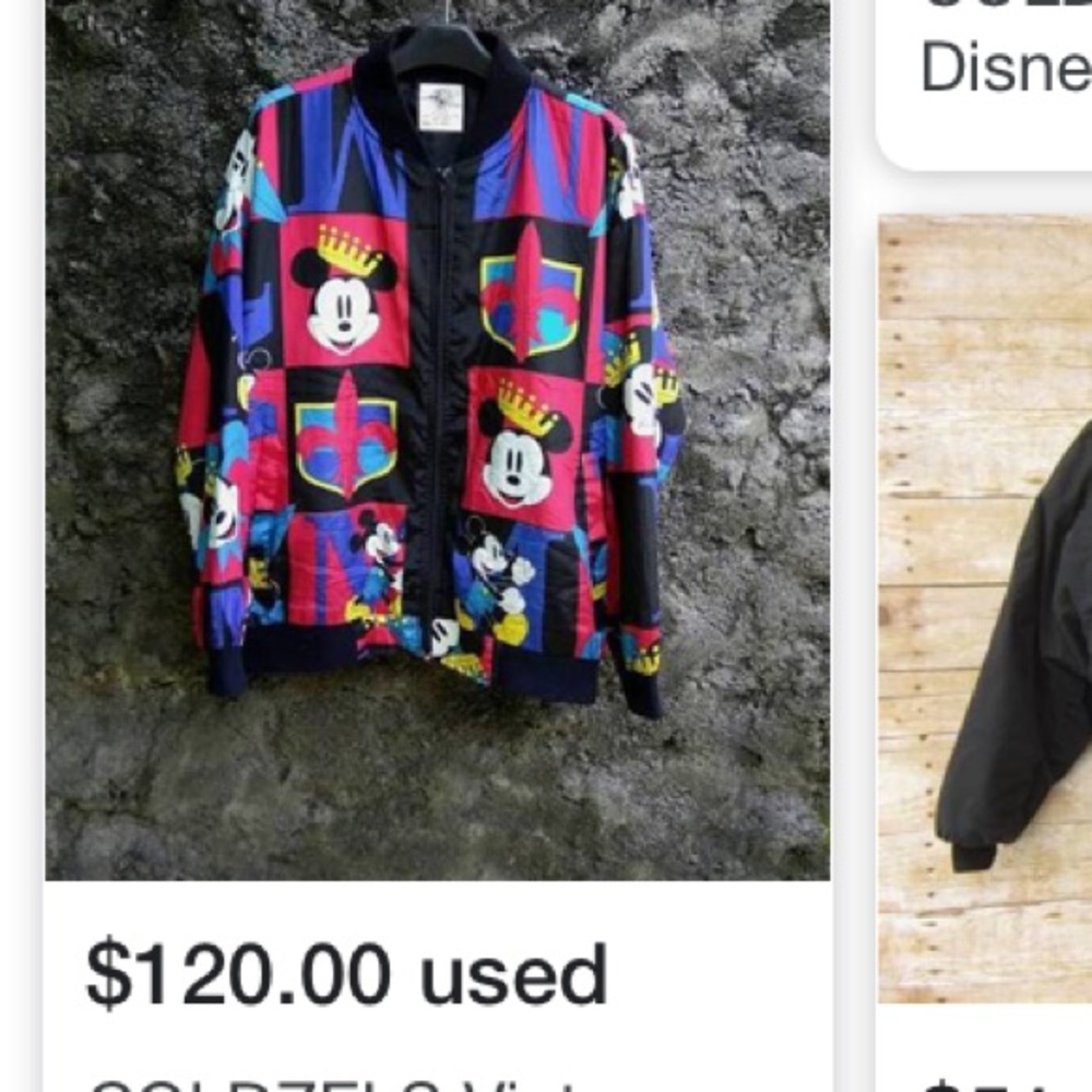 Vintage Mickey Mouse bomber jacket